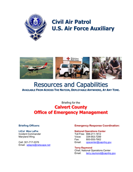 Civil Air Patrol US Air Force Auxiliary