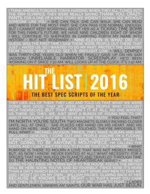 The Best Spec Scripts of the Year They Lied
