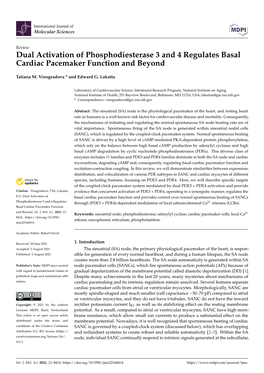 Dual Activation of Phosphodiesterase 3 and 4 Regulates Basal Cardiac Pacemaker Function and Beyond