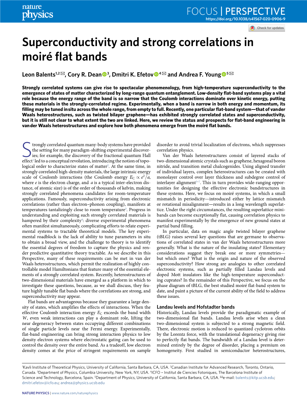 Superconductivity and Strong Correlations in Moiré Flat Bands