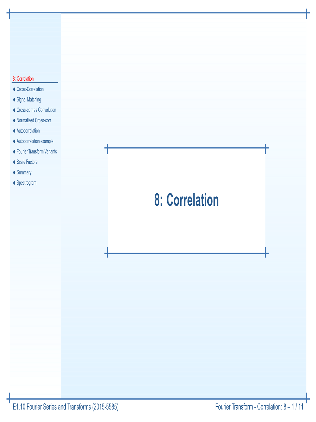 8: Correlation