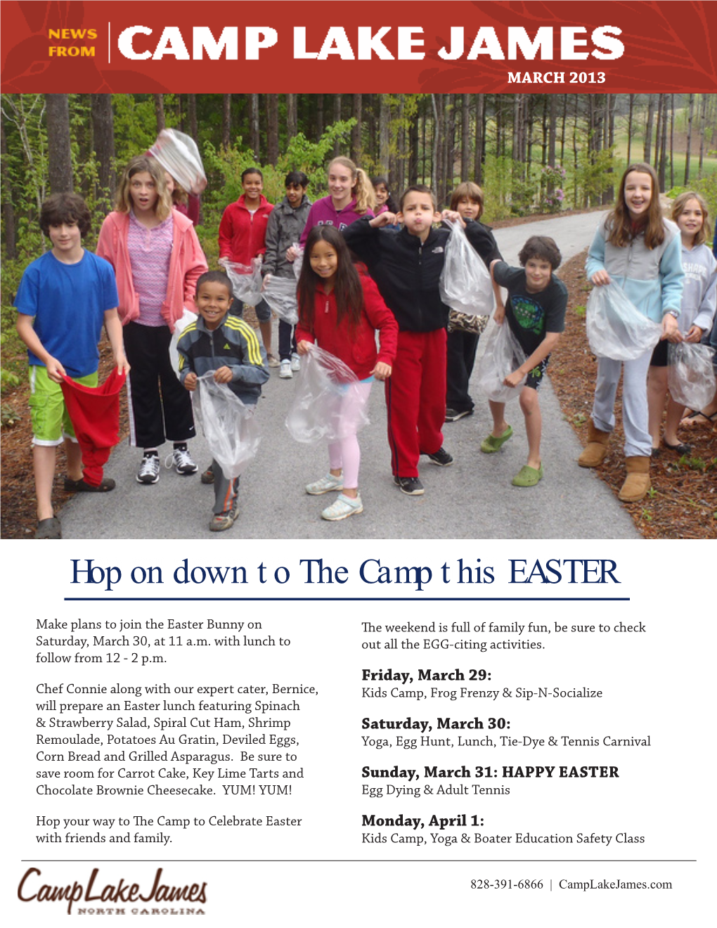 Hop on Down to the Camp This EASTER