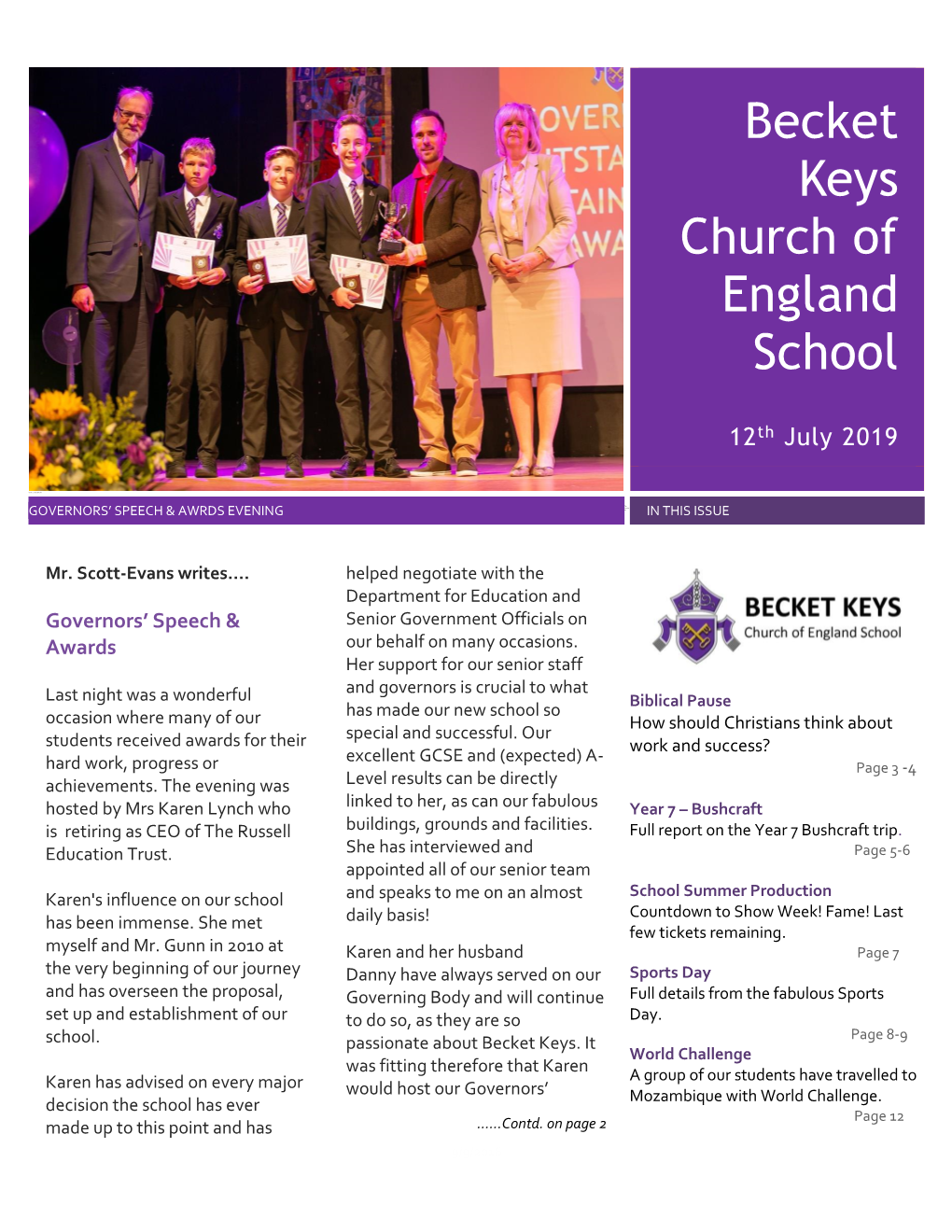 Becket Keys Church of England School