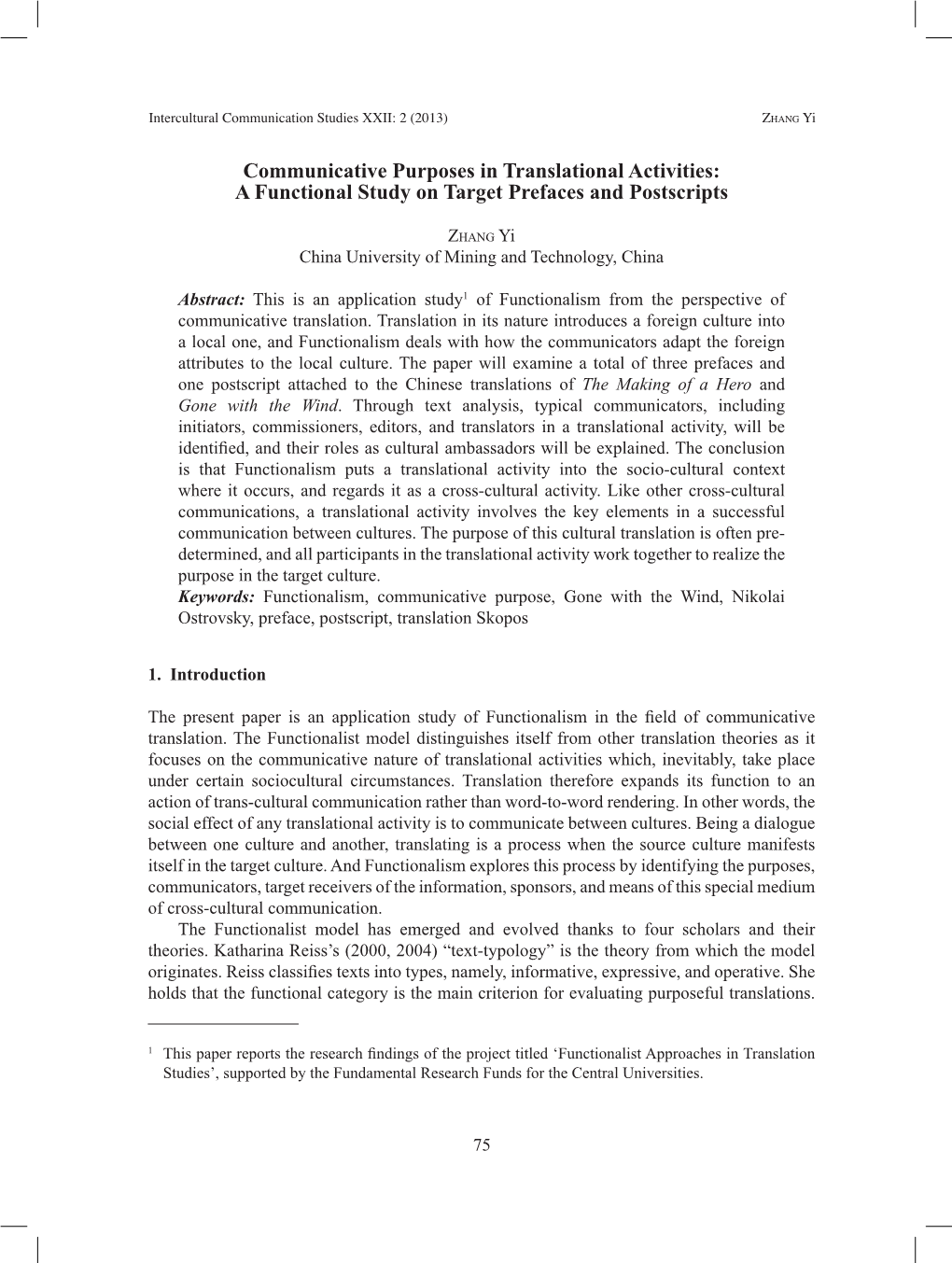 A Functional Study on Target Prefaces and Postscripts