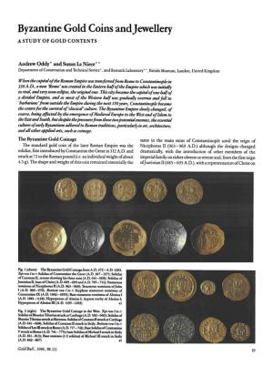 Byzantine Gold Coins and Jewellery