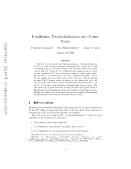 Hamiltonian Tetrahedralizations with Steiner Points