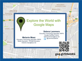 Explore the World with Google Maps