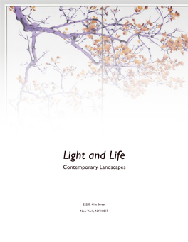 Light and Life Contemporary Landscapes