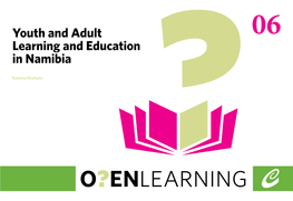 Youth and Adult Learning and Education in Namibia