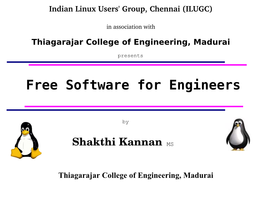Free Software for Engineers
