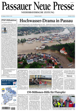 Hochwasser-Drama in Passau