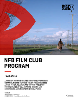 Nfb Film Club Program