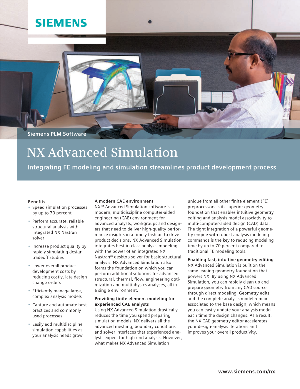 NX Advanced Simulation Integrating FE Modeling and Simulation Streamlines Product Development Process