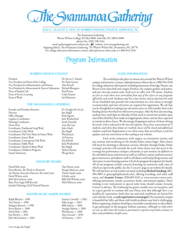 Program Information