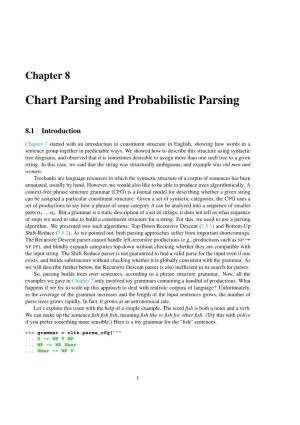 Chart Parsing and Probabilistic Parsing