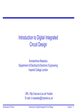 Application-Specific Integrated Circuits”, Addison- Wesley, ISBN 0-201-50022-1, 1997