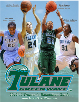 Tulane Athletic Communications Office