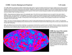 COBE: Cosmic Background Explorer 1:24 Scale