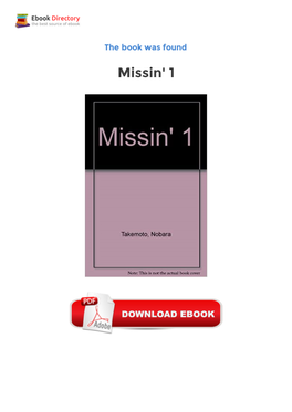 Ebook Free Missin' 1 L to R (Western Style)