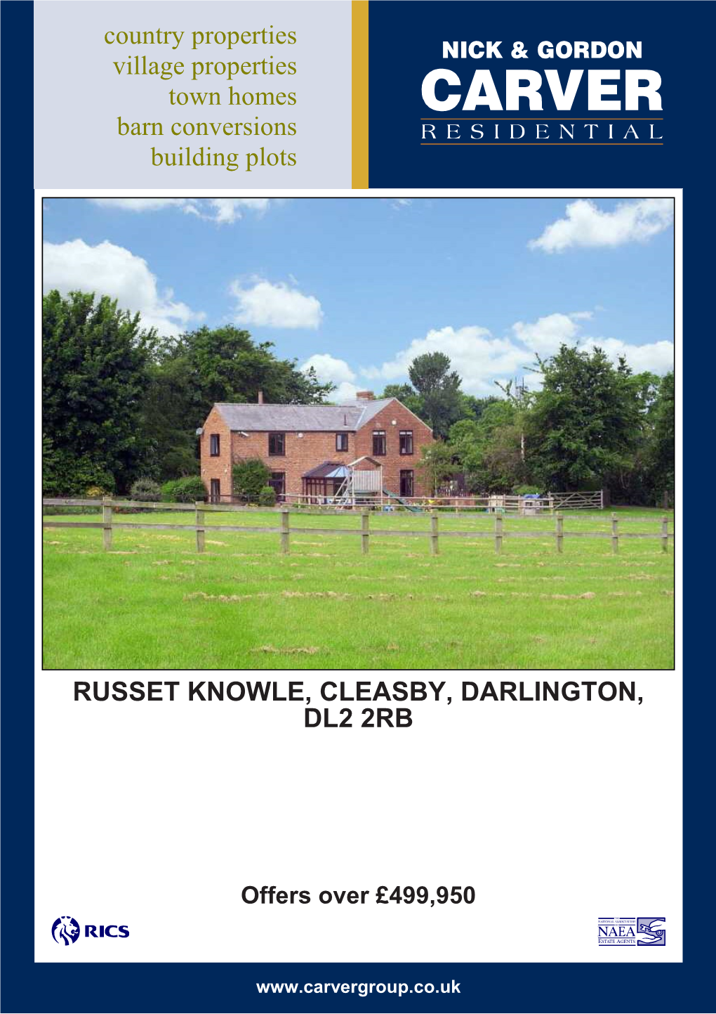 Russet Knowle, Cleasby, Darlington, Dl2 2Rb