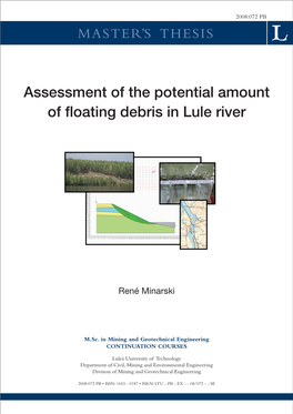 Assessment of the Potential Amount of Floating Debris in Lule River