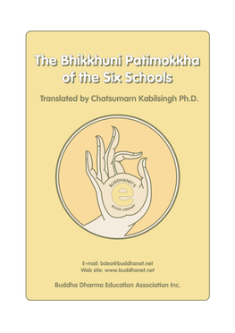 The Bhikkhuni Patimokkha of the Six Schools