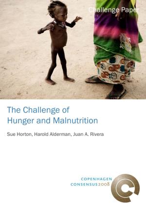 The Challenge of Hunger and Malnutrition