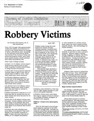 Robbery Victims