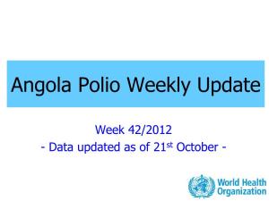 Weekly Polio Eradication Update