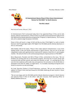 Download Press Release