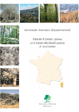 Haute-Corse (2004) Et Corse-Du-Sud (2003) 3E Inventaire