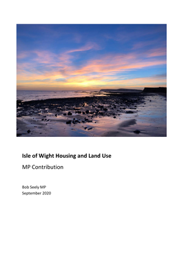 Isle of Wight Housing and Land Use MP Contribution