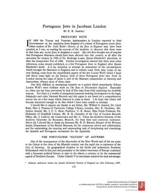 Portuguese Jews in Jacobean London by E