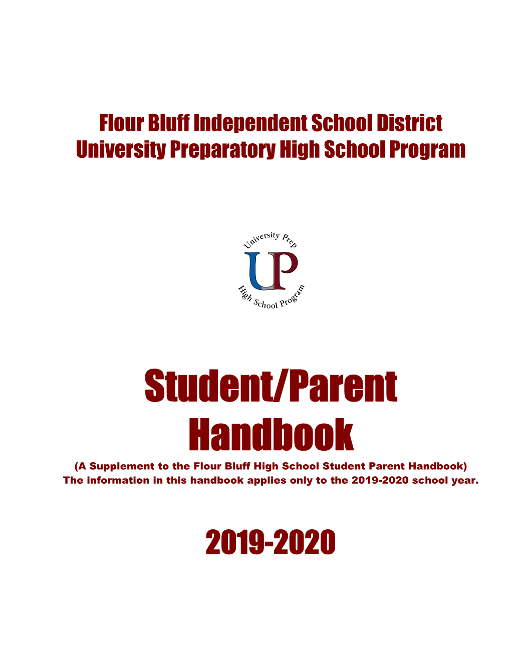 Student/Parent Handbook