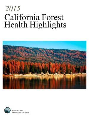 2015 California Forest Health Highlights