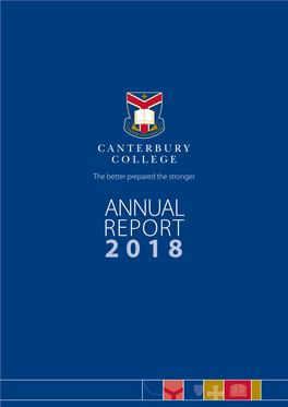 ANNUAL REPORT 2 0 1 8 Head of College Message