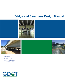 GDOT Bridge and Structures Design Manual