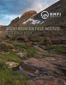 RMFI Annual Report 2016