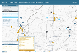Atlanta - Urban New Construction & Proposed Multifamily Projects 3Q19