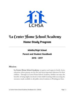 La Center Home School Academy Home-Study Program