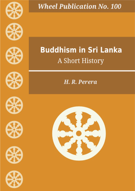 Wh 100. Buddhism in Sri Lanka