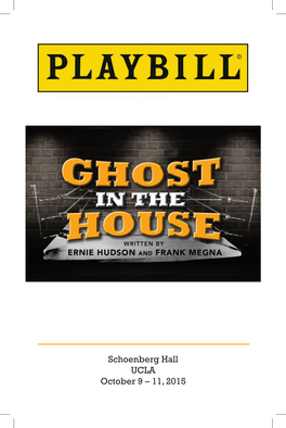 Ghost in the House Playbill