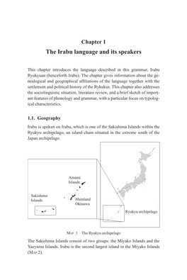 The Irabu Language and Its Speakers