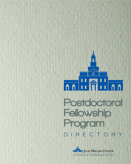 Postdoctoral Fellowship Program DIRECTORY