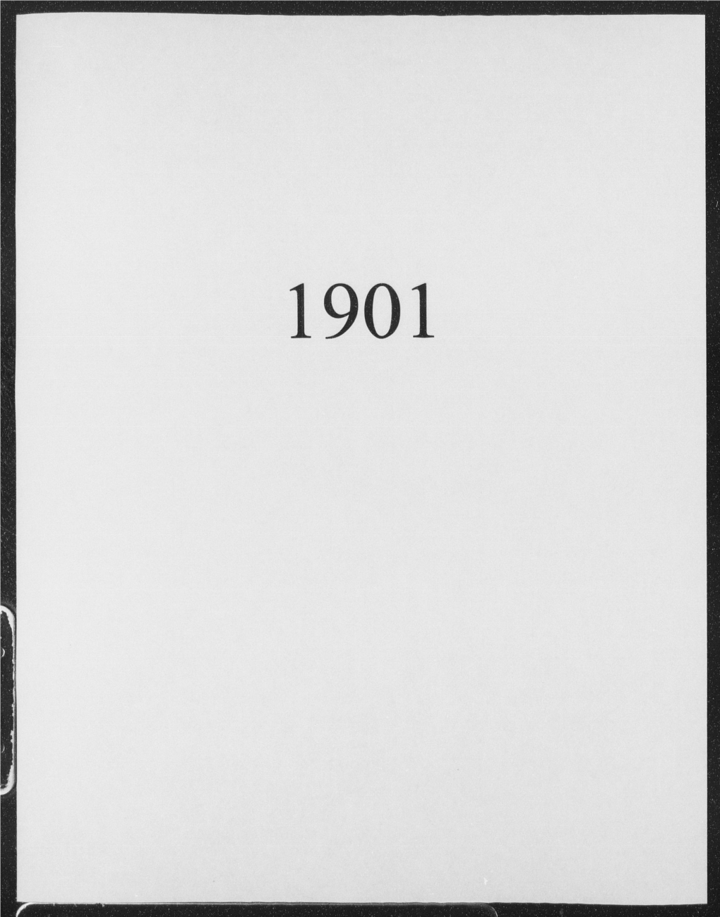 1901 Annual Reports