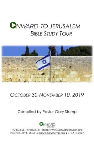 Israel Tour Bible Study Booklet (Online)