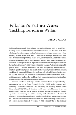 Tackling Terrorism Within, by Maj Gen Dhruv C Katoch