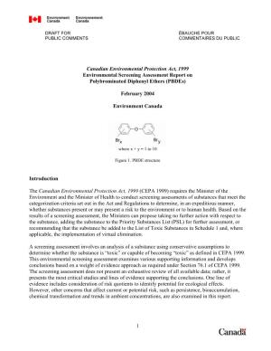 Polybrominated Diphenyl Ethers (Pbdes)