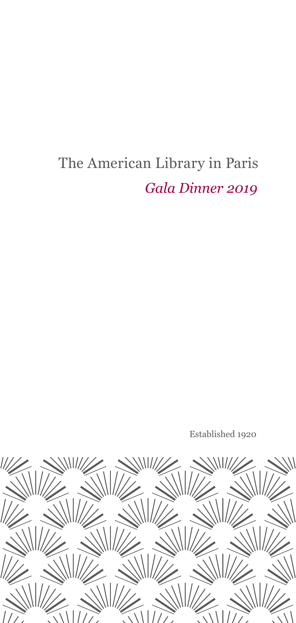 Gala Dinner 2019