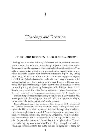 Theology and Doctrine